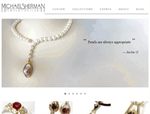 Tablet Screenshot of michaelshermanjewelry.com